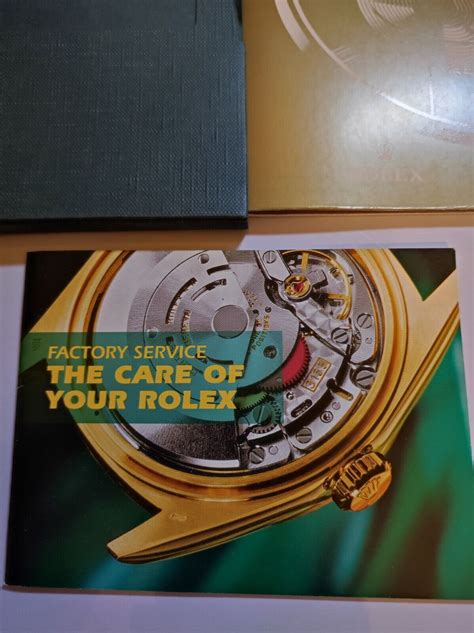 rolex factory service guide